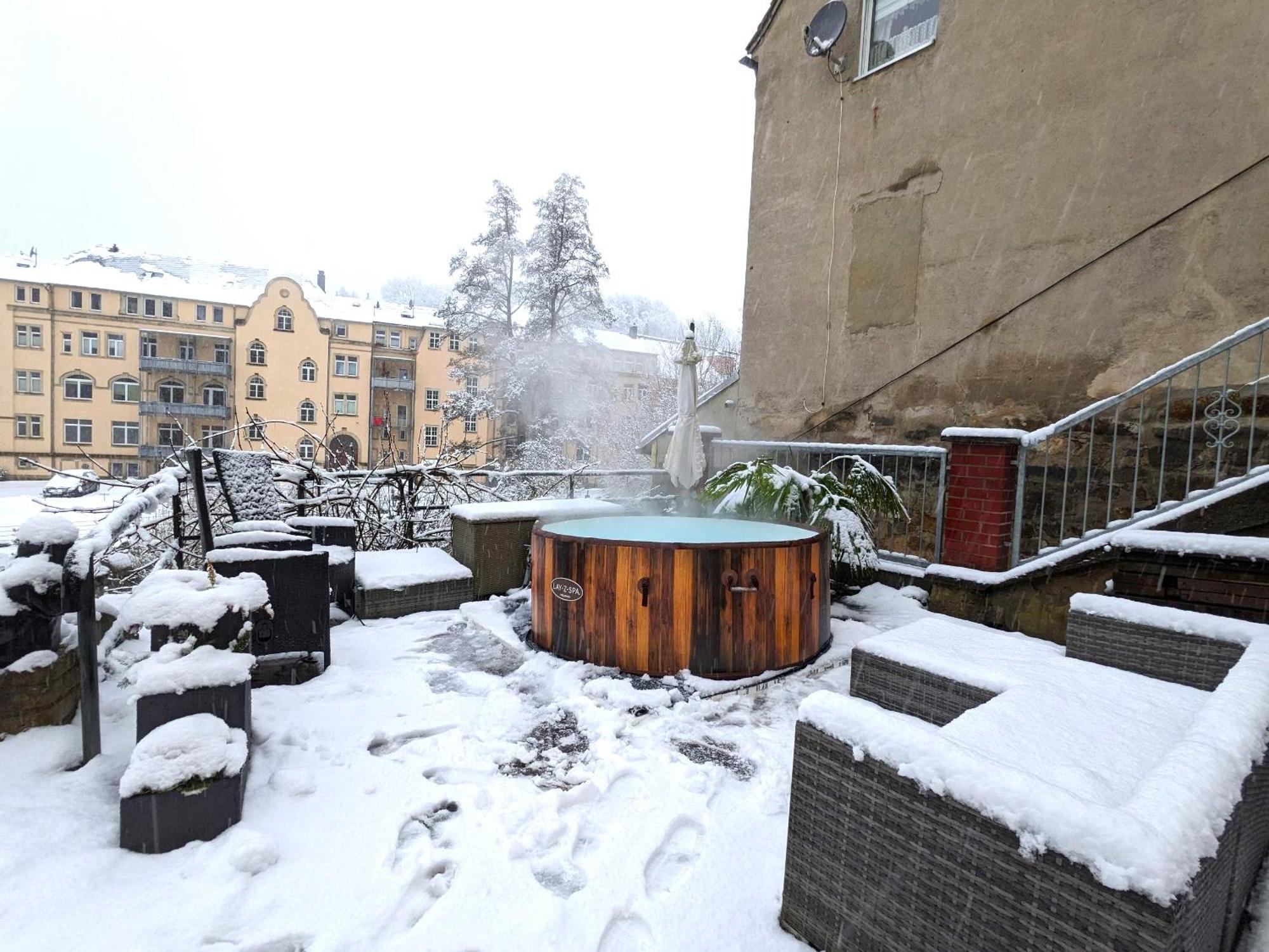 Uo - Urlaubsmagie - Helle Wohnung,Sauna,Whirlpool Sebnitz Exterior photo